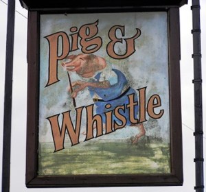 Pig Whistle Pubsign